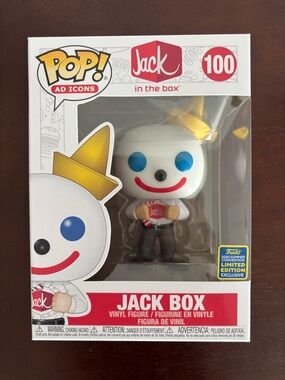 Funko Pop! Ad Icons #100 Jack in The Box (2020 Summer Convention Exclusive)
